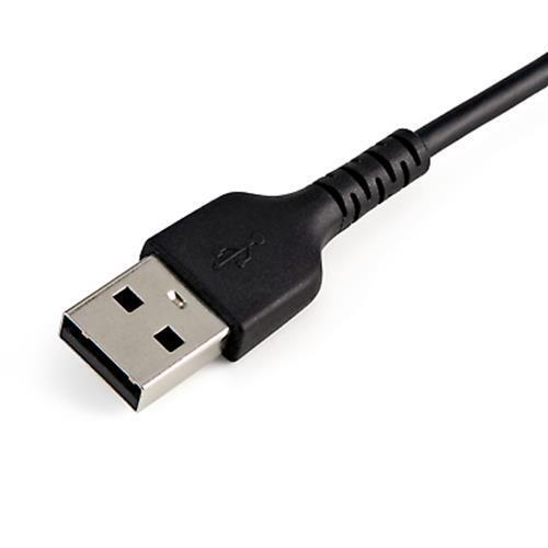 StarTech RUSBLTMM15CMB 6 inch/15cm Durable Black USB-A to Lightning Cable,Rugged