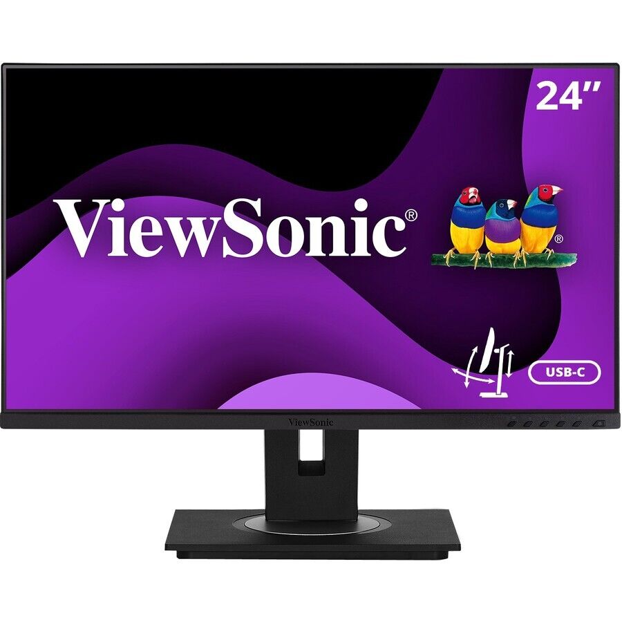 ViewSonic VG2455 24 Inch IPS 1080p Monitor with USB C, HDI-, DisplayPort