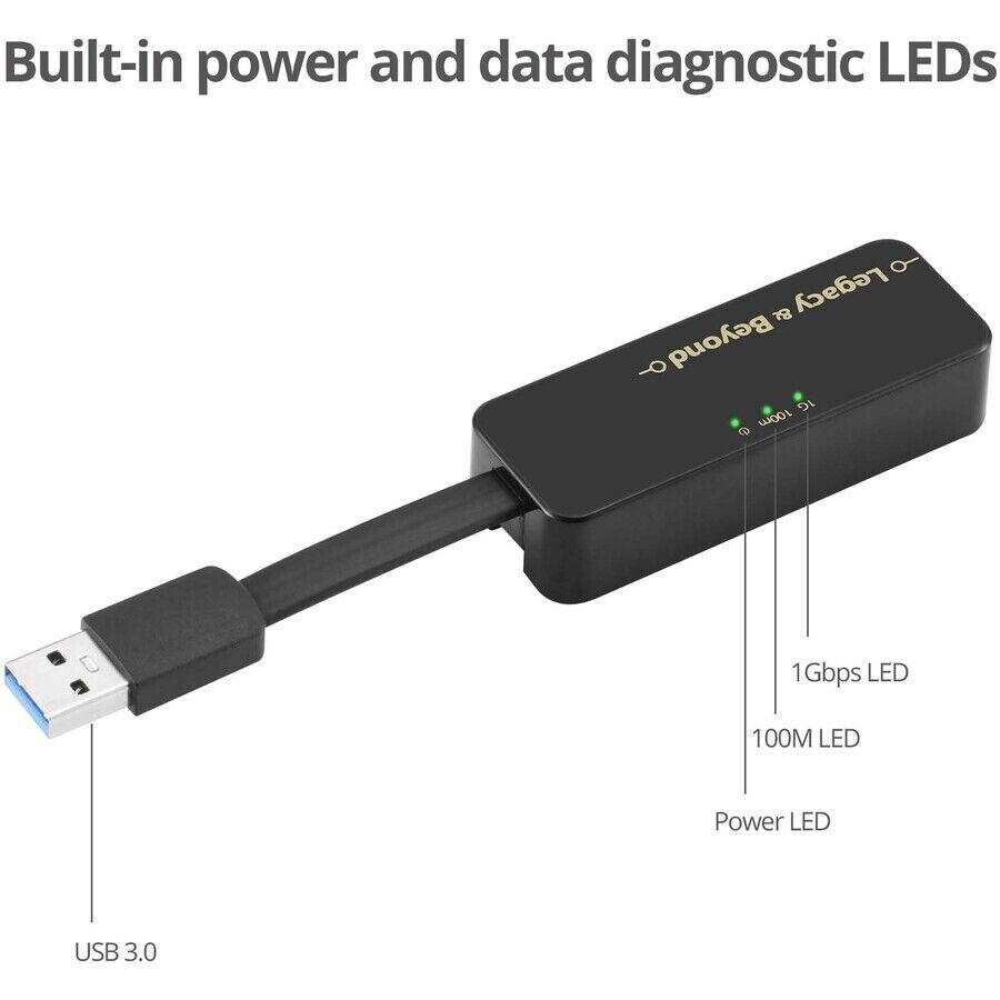 SIIG LB-US0714-S1 Portable USB 3.0 Gigabit Ethernet Adapter