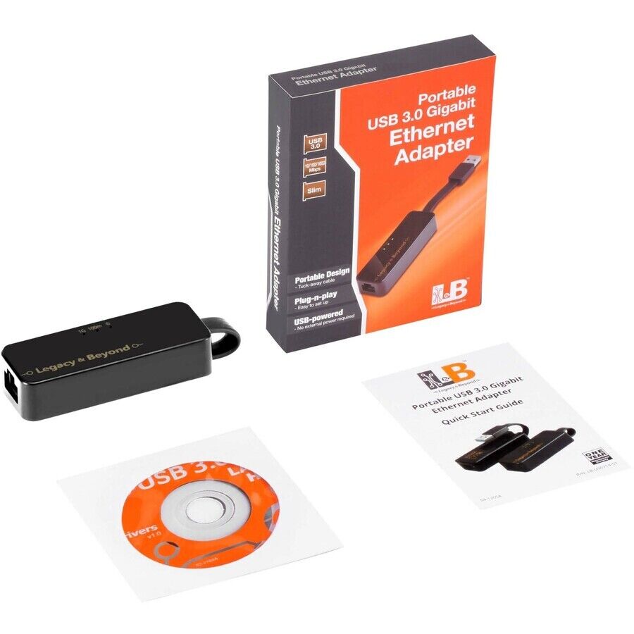 SIIG LB-US0714-S1 Portable USB 3.0 Gigabit Ethernet Adapter