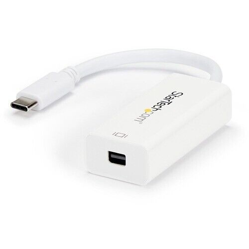 StarTech CDP2MDP USB-C to Mini DisplayPort Adapter 4K 60Hz - White - USB Type-C
