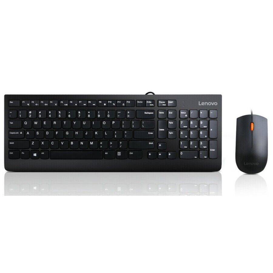 Lenovo GX30M39606 300 USB Combo Keyboard & Mouse - US English (103P) - USB Cable