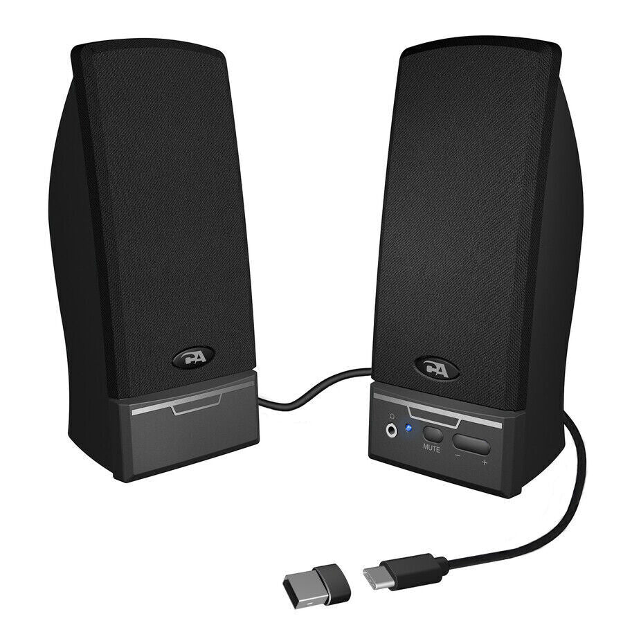 Cyber Acoustics CA-2014USB 2.0 Speaker System -LED Indicator, Magnetic Shielding