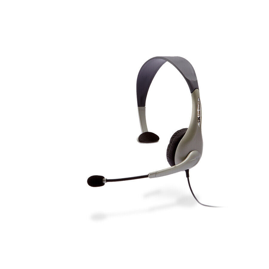 Cyber Acoustics AC-840 Usb Mono Headset Internet Communication & Boom Mic