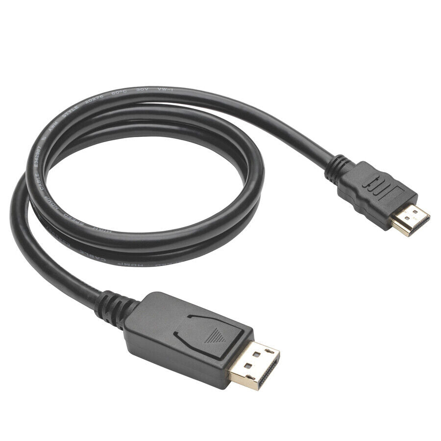 Tripp Lite P582-003-V2 3FT DisplayPort to HDMI DP to HDMI Adapter Active BLACK