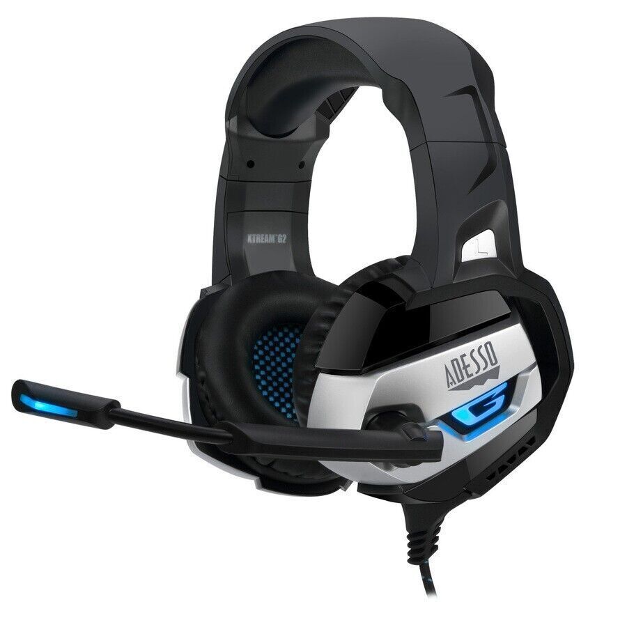 Adesso XTREAM G2 Stereo USB Gaming Headset with Microphone - USB, Mini-phone