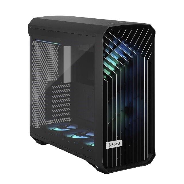 Fractal Design FD-C-TOR1A-04 PC case Torrent RGB Black E-ATX Mid Tower TG Retail
