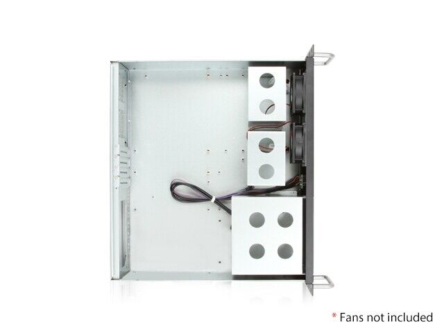 iStarUSA D-214-MATX Rackmount 2U Compact 2x5.25 USB2.0 microATX Chassis RTL