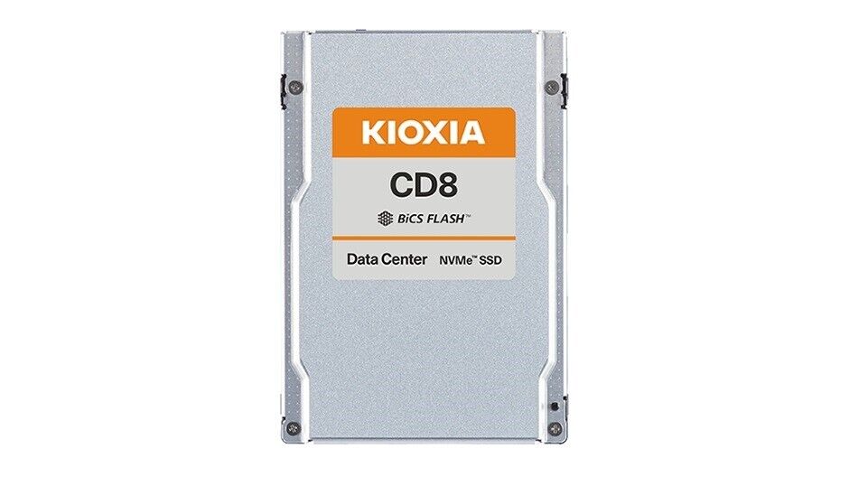 Kioxia KCD8XRUG3T84 SSD 3.84TB 2.5 PCIe4 CD8-R SDF1E84GEB SIE 1 DWPD Bare