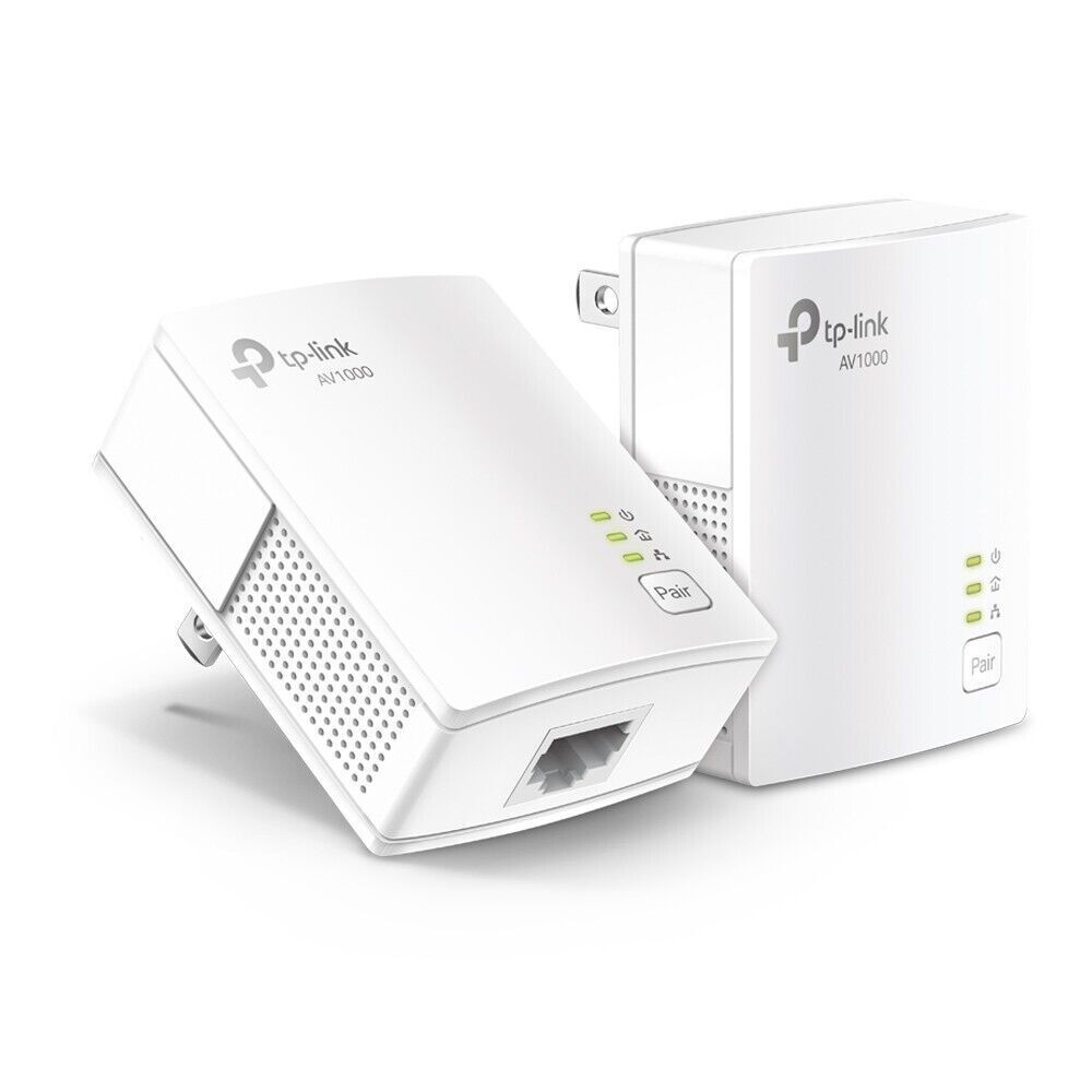 TP-Link TL-PA7017 KIT AV1000 HomePlug AV2 Gigabit Powerline Starter Kit up to 1G