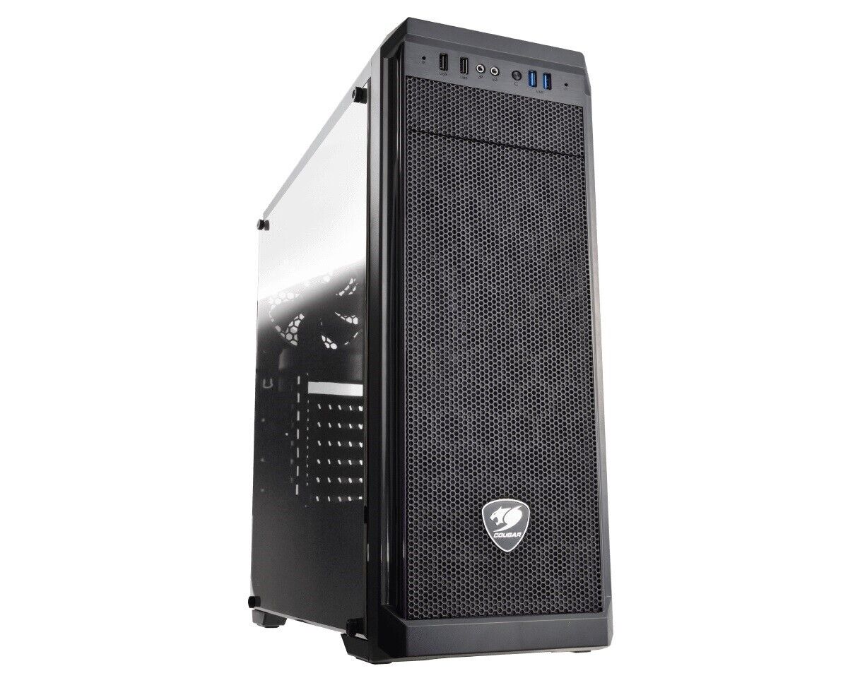 Cougar MX330-G ATX Tempered Glass Window Mid-Tower 2x2.5 2x3.5 5.25 USB3.0 2.0
