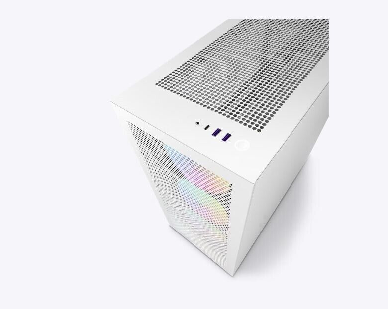 NZXT CM-H71FW-R1 Computer Case H7 Flow RGB (2023) ATX Mid Tower White Retail