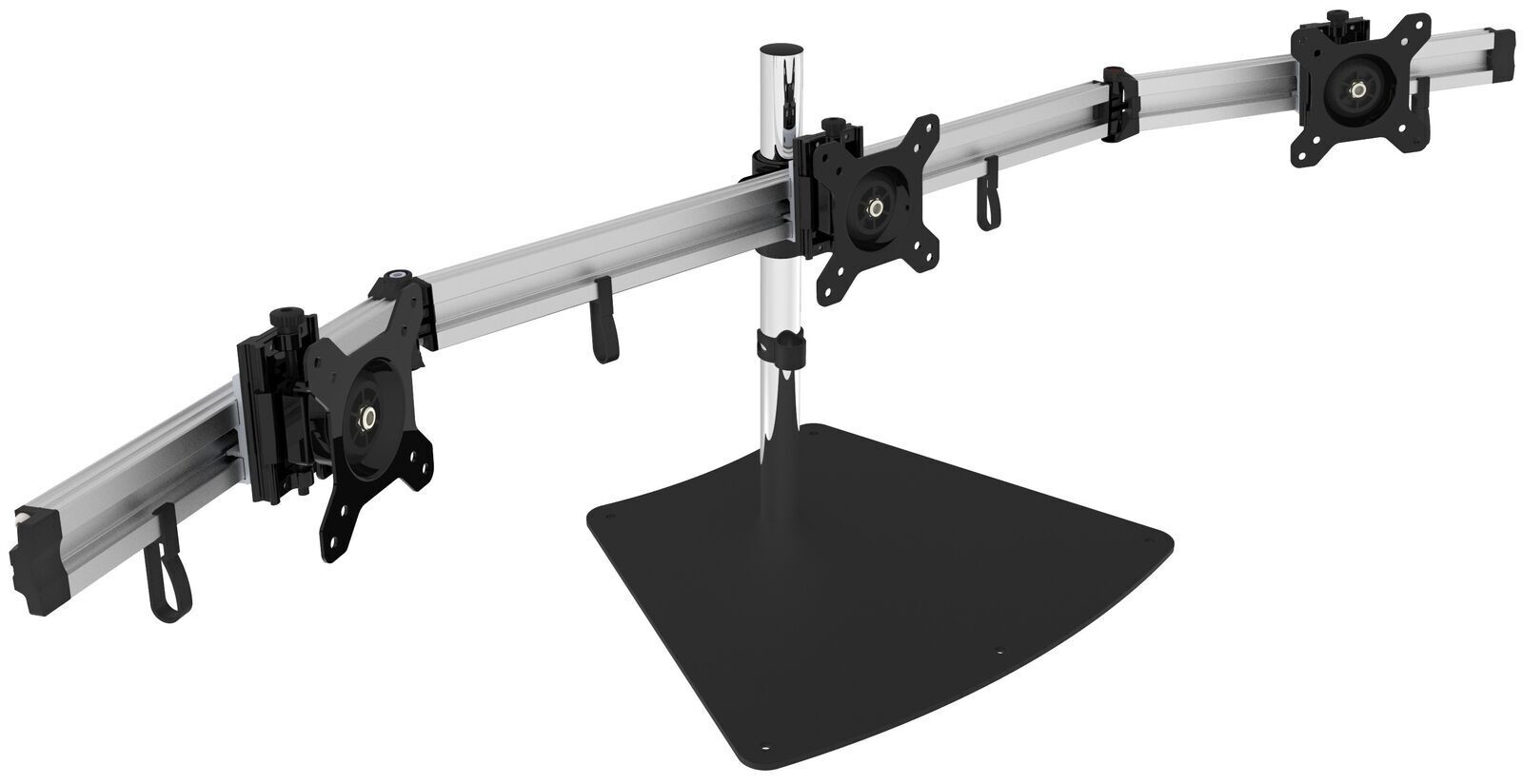 SIIG CE-MT2111-S1 Easy-Adjust Triple Monitor Desk Stand 13 to 27 Retail