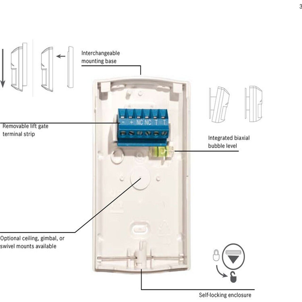 Bosch ISC-BPR2-W12 Blue Line Gen2 PIR Motion Detector 40ft