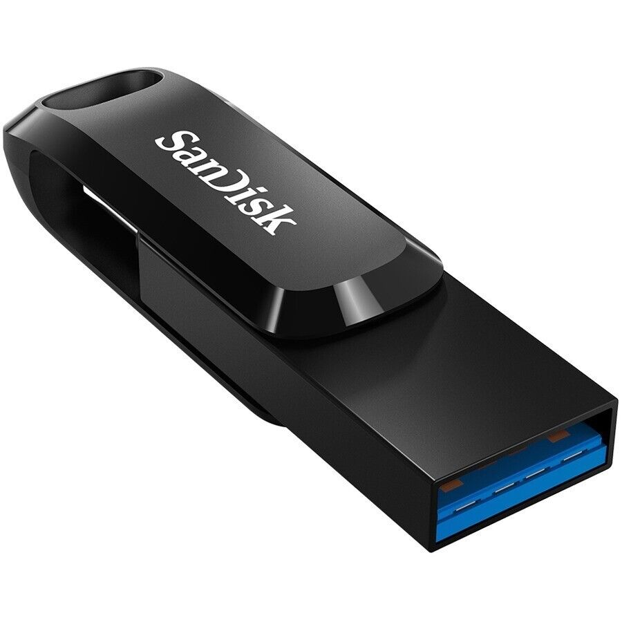 SanDisk SDDDC3-256G-A46 Ultra Dual GO USB-C 3.1 Flash Drive 256GB 150mb BLACK