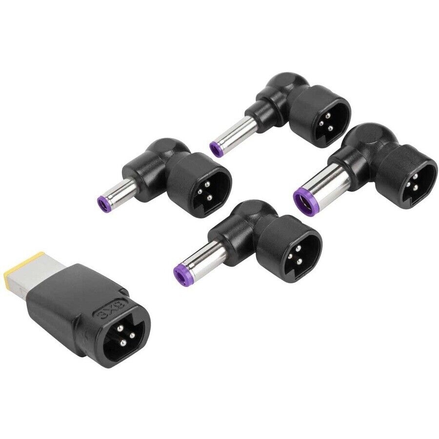 Targus APA90US 90W Laptop AC Slim Universal Power Charger w 6 Pin Tips Black