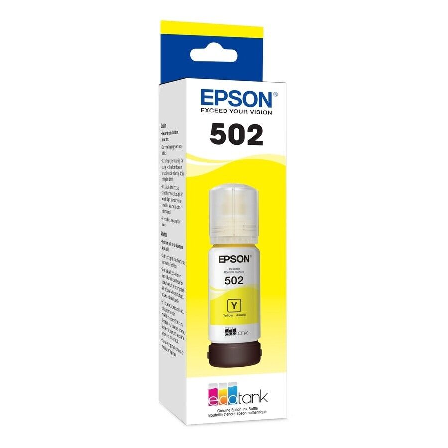 Epson T502420-S T502 Original Ink Refill YELLOW Ink Bottle ET27xx ET37xx ET47xx