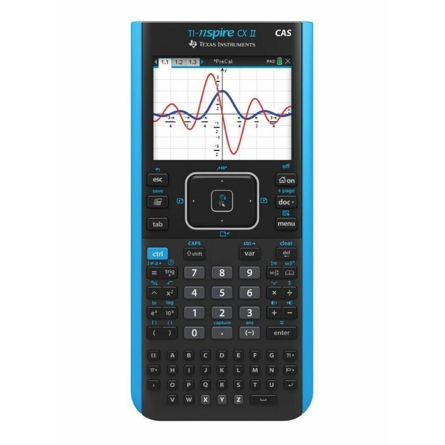 Texas Instruments NSCXCAS2/TBL/2L1/A TI-Nspire CX II CAS Graphing Calculator
