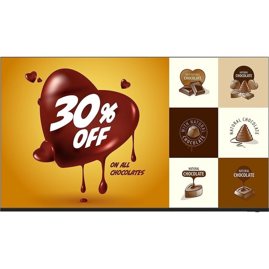 Sharp 4P-B43EJ2U 42.5" LED LCD Signage Display HDR 3840x2160 HDI- USB RJ45 SPKR