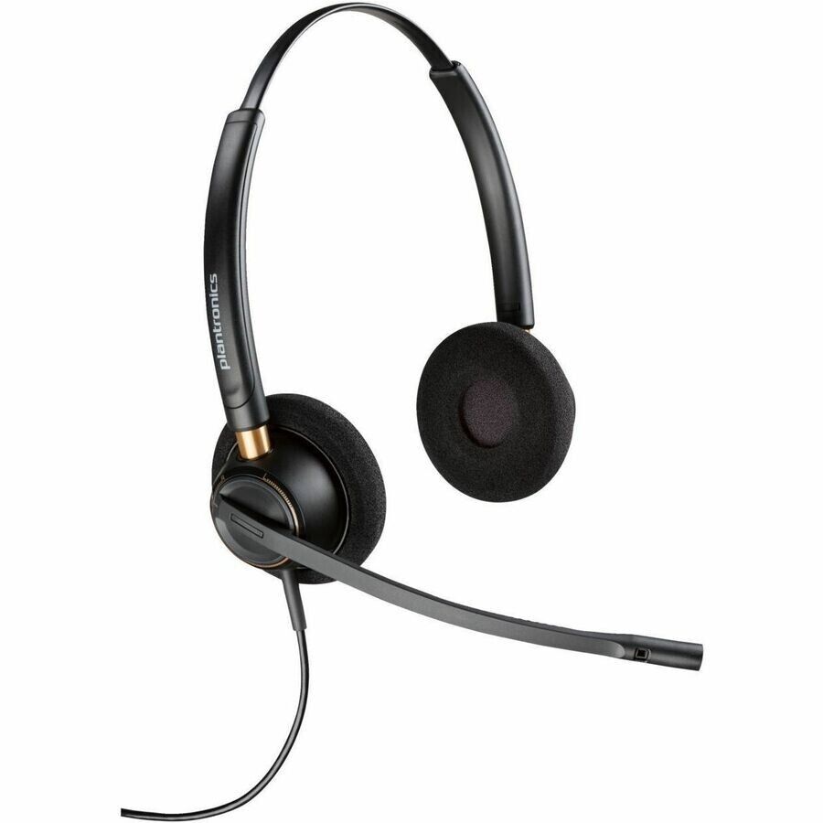 Poly 783P6AA#ABA EncorePro 520 Stereo Over Head Headset Quick Disconnect 3.5mm