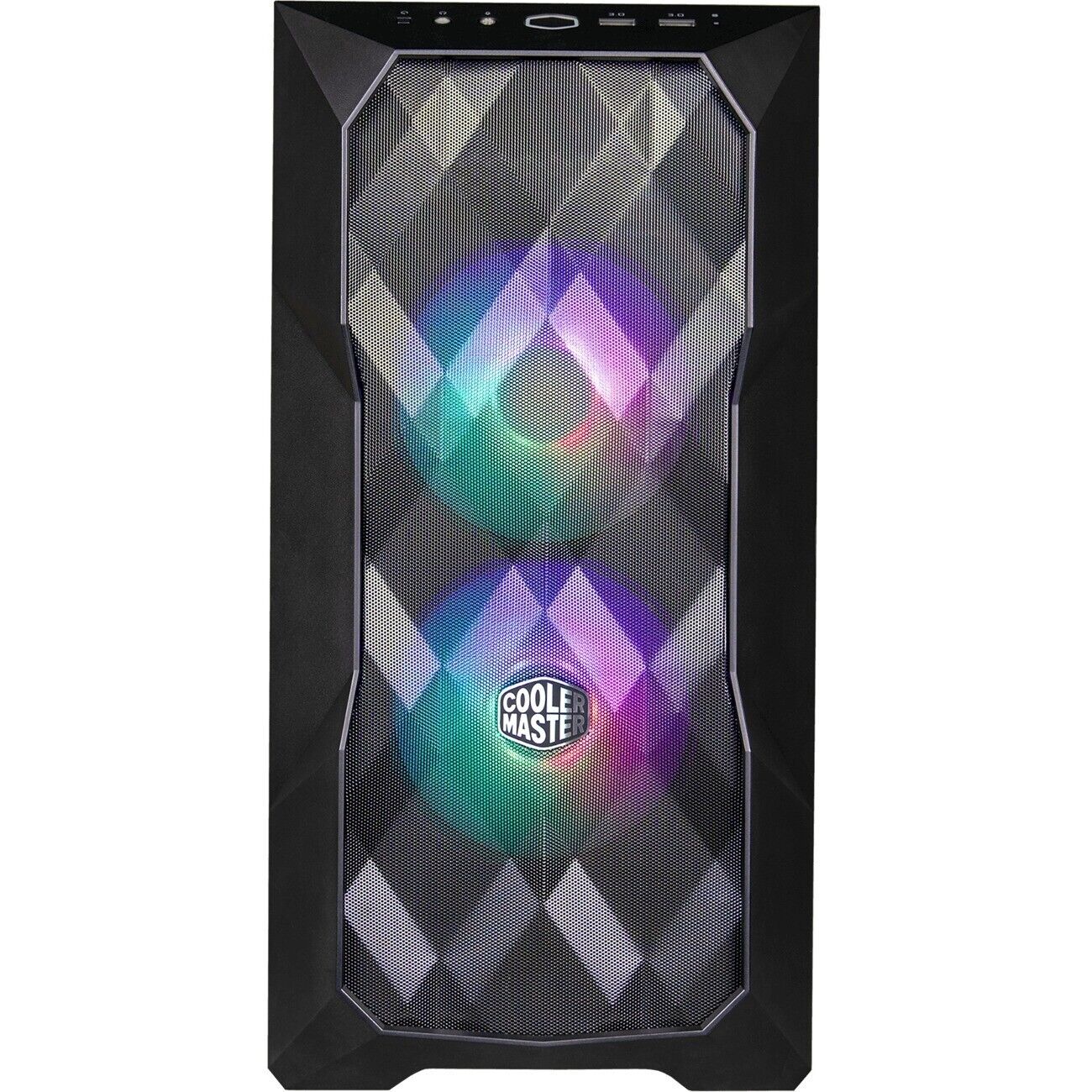 Cooler Master TD300-KGNN-S00 Master Box Mesh Computer Tower Case MiTX MATX Black