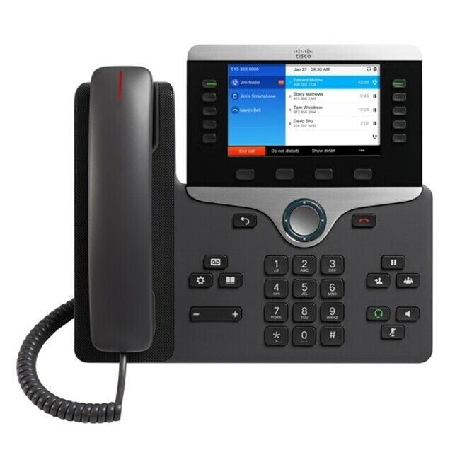 Cisco CP-8851-K9= 5 Line IP UCM Phone 5" LCD 2 RJ45 PoE Ready, Requires License