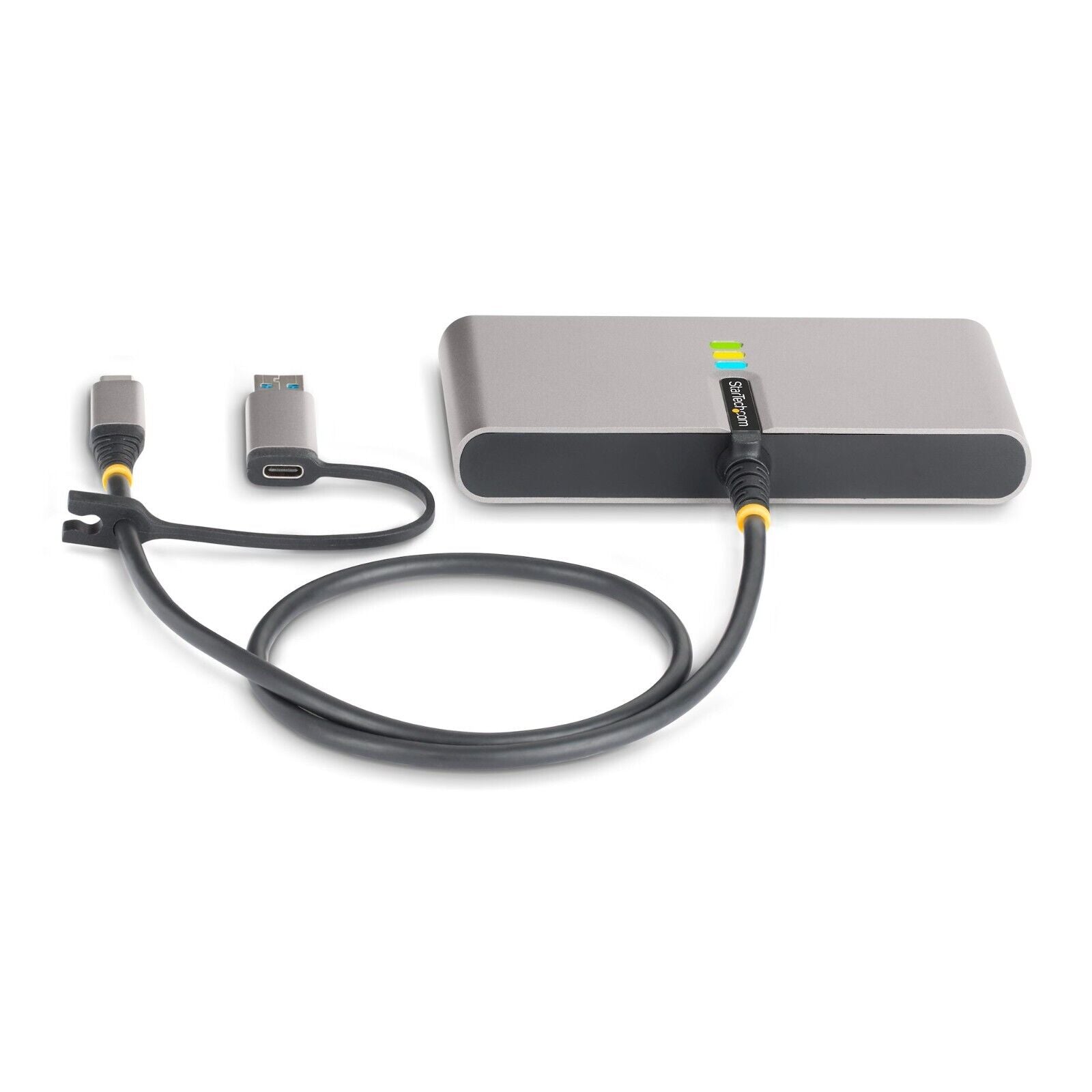 StarTech 5G2A1SGBB-USB-C-HUB 2 Port USB-C w GbE Ethernet RS232 USB-A PDel HUB