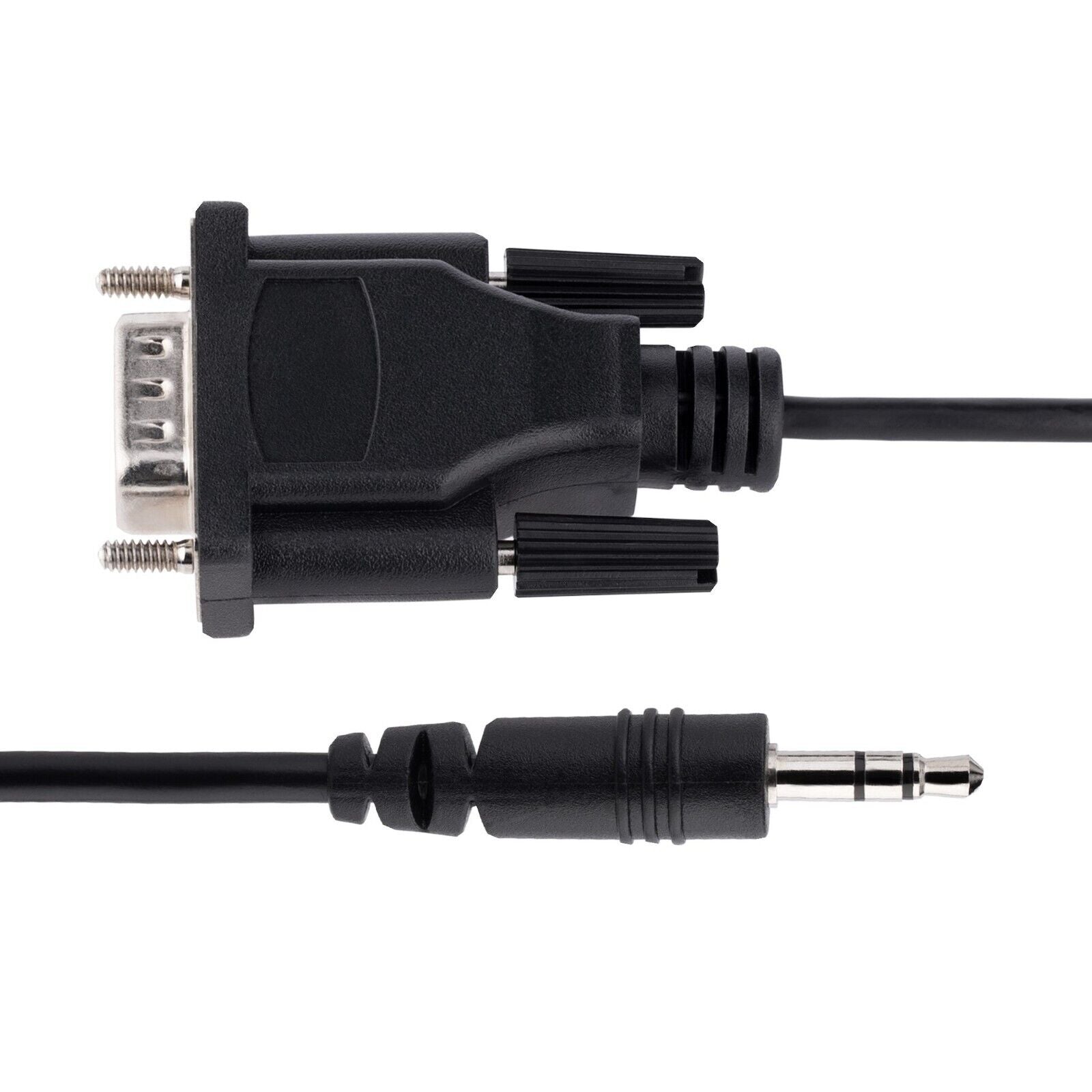 StarTech 9M351M-RS232-CABLE 3Ft DB9 RS232 to 3.5mm Serial Cable Cord Black