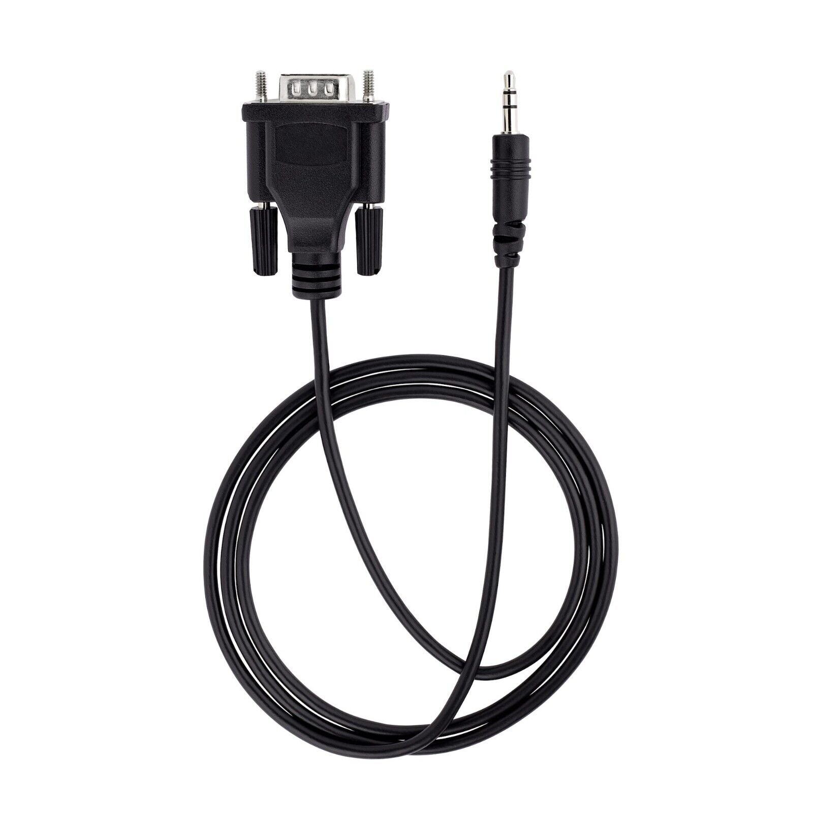 StarTech 9M351M-RS232-CABLE 3Ft DB9 RS232 to 3.5mm Serial Cable Cord Black