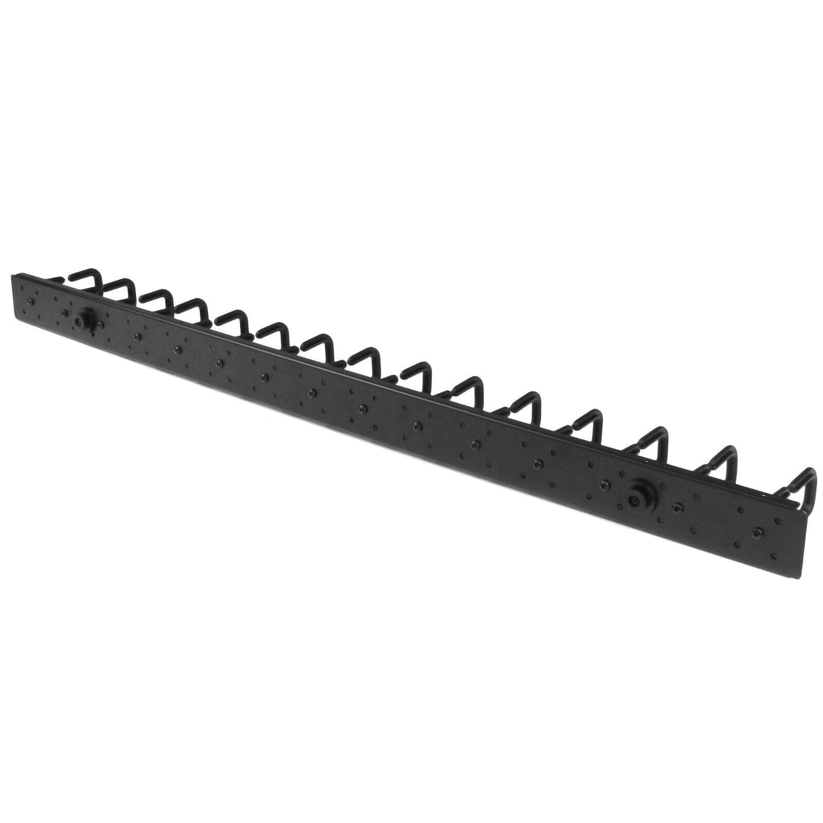 StarTech CMVER20UD 2.8Ft Vertical Cable Organizer D-Ring Hooks 20U Rack Cabinet