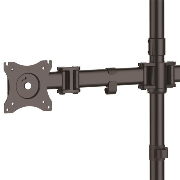 StarTech ARMBARQUAD Quad Monitor Desk Mount Free Standing ERGO VESA 4x 27" 17lbs