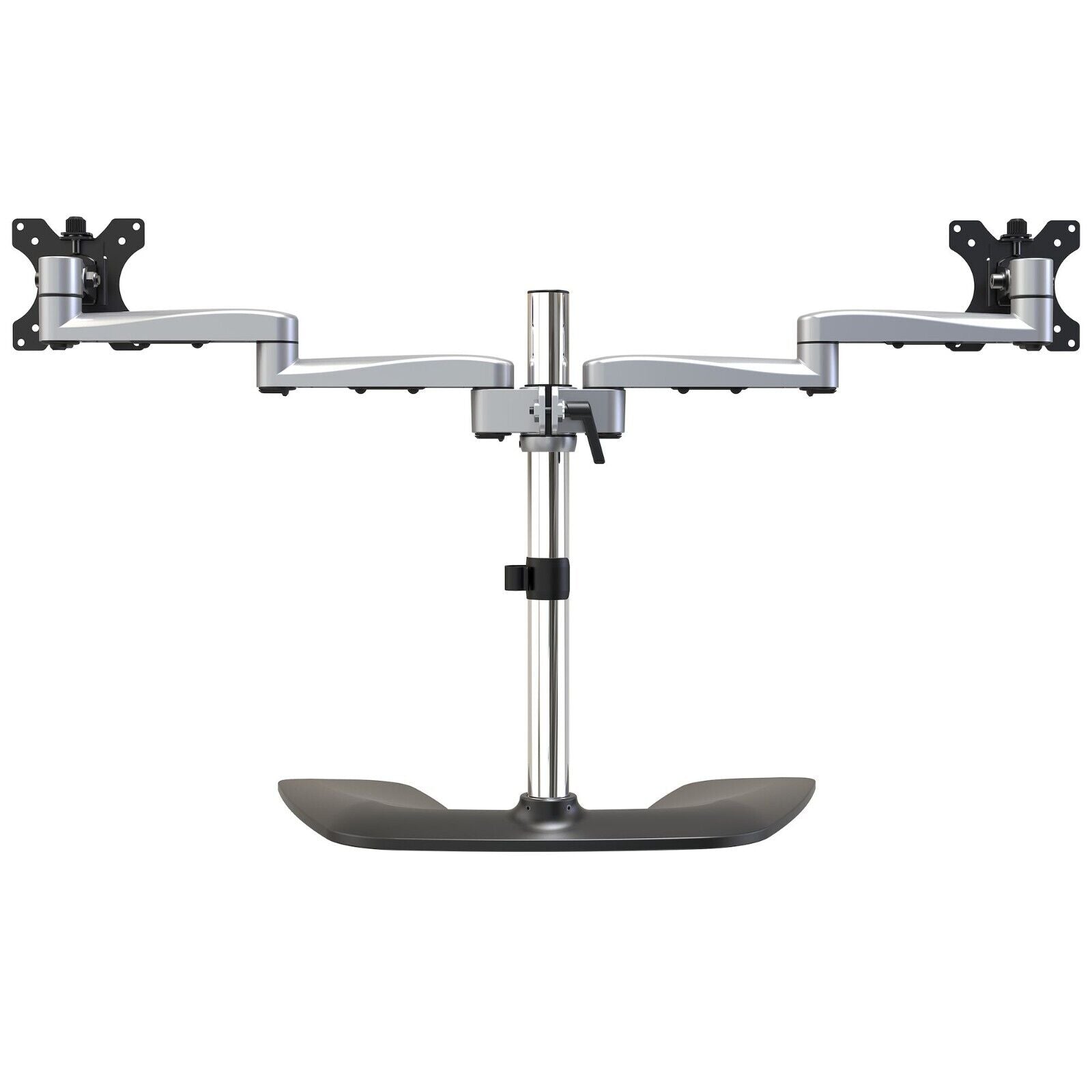 StarTech ARMDUALSS Dual Monitor Free Standing Mount ERGO VESA 32" 17lbs Silver