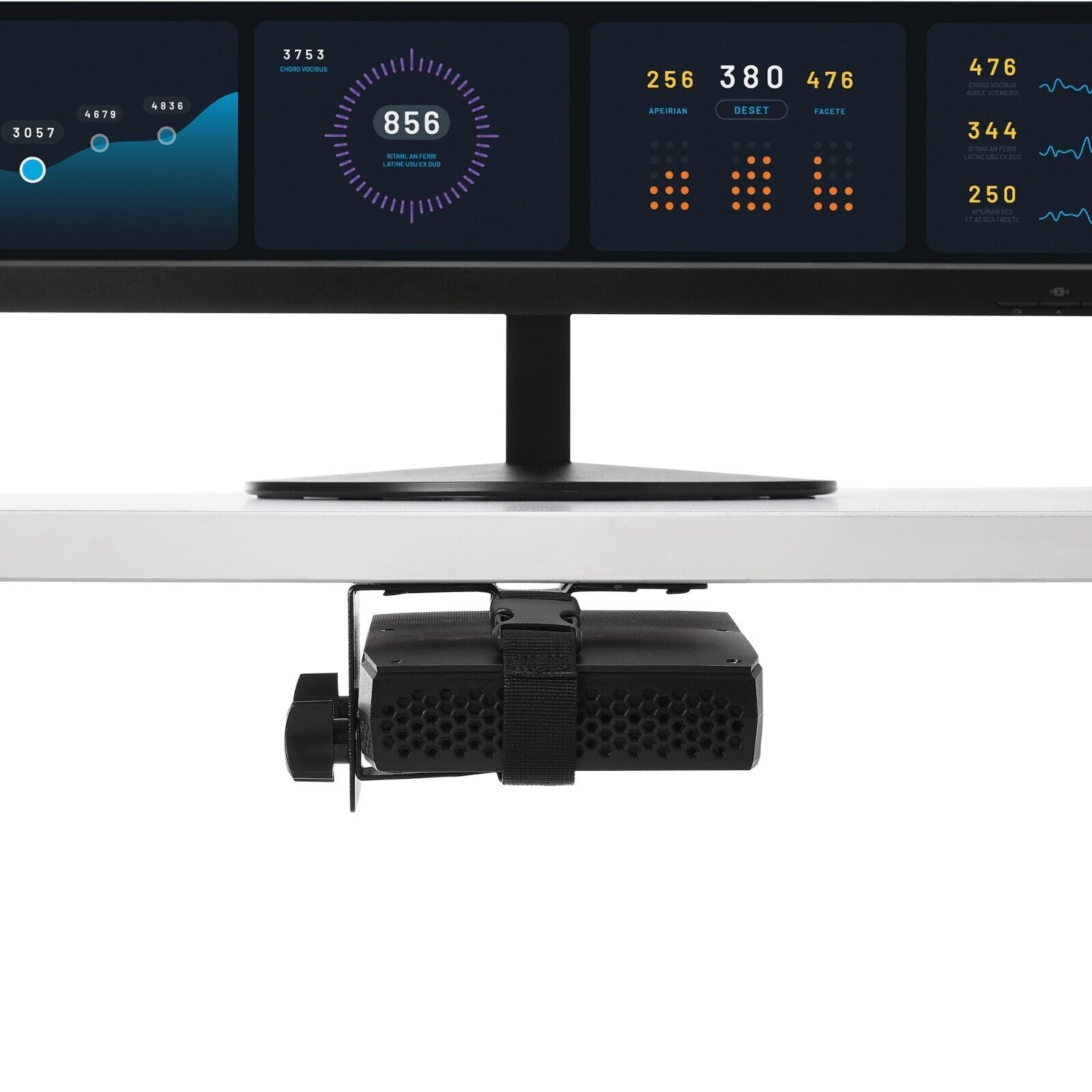 StarTech ACCSMNT Thin Client Mount VESA Bracket on Monitor or Desk up to 11lbs