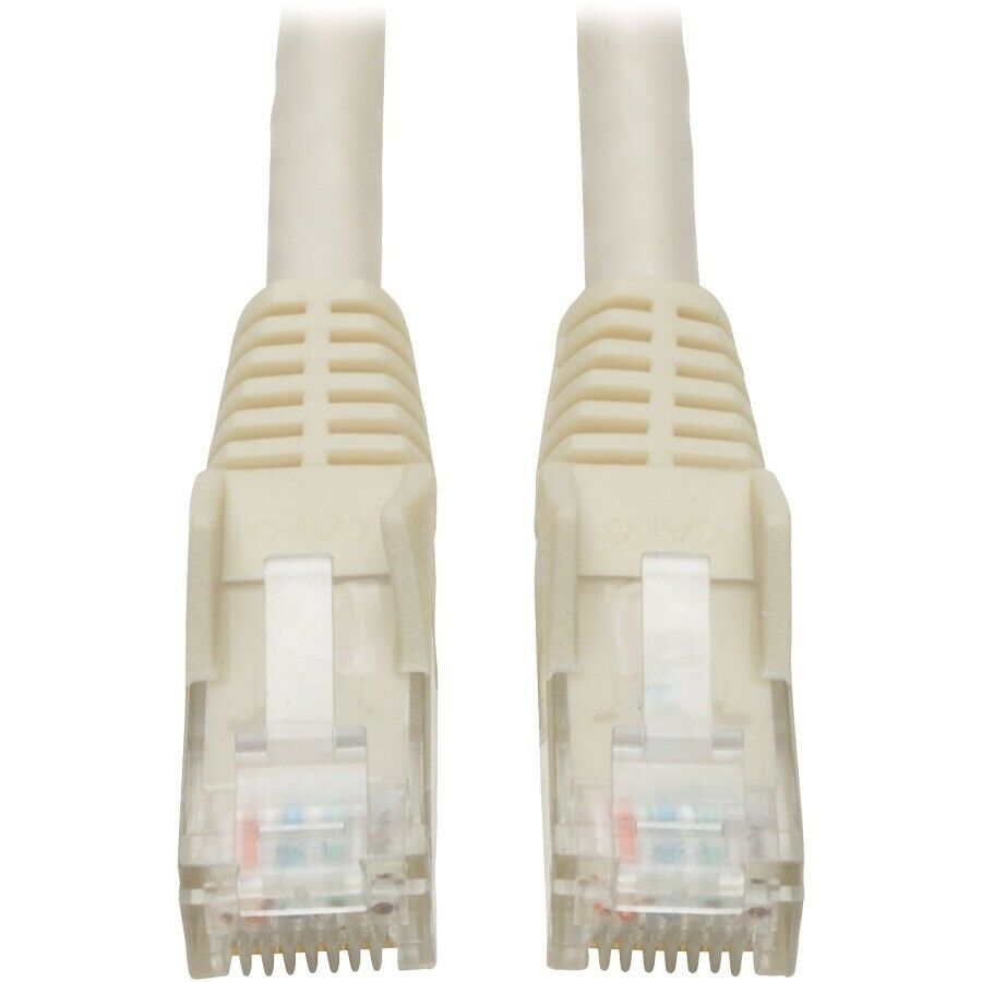 Eaton N201-001-WH Cat6 Gigabit Snagless Molded (UTP) Ethernet Cable (RJ45 M/M)