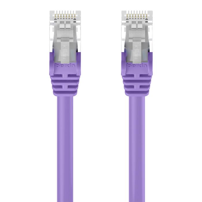 Belkin A3L980-01-PUR-S 1Ft CAT6 RJ45 Snagless Ethernet Network Cable Purple