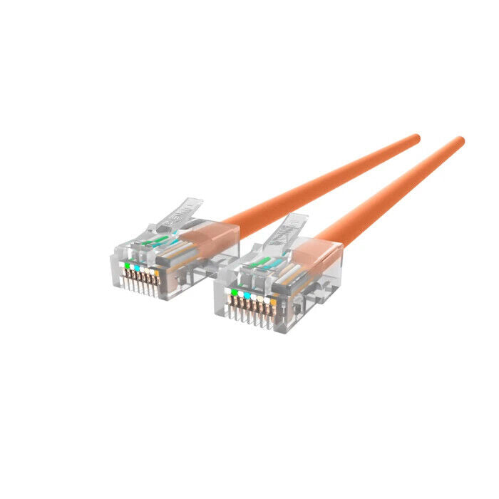 Belkin A3L980-10-ORG-S 10Ft CAT6 RJ45 Snagless Ethernet Network Cable Orange