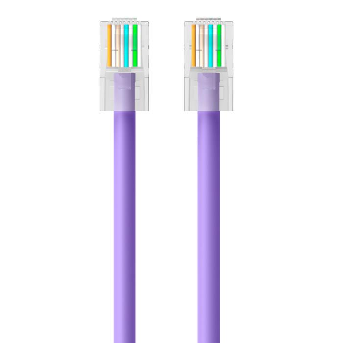 Belkin A3L980-14-PUR-S 14Ft CAT6 RJ45 Snagless Ethernet Network Cable Purple