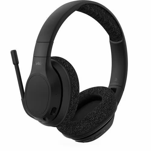 Belkin AUD005BTBLK SoundForm Adapt Wireless 3.5mm USB Over-Ear Headset Black