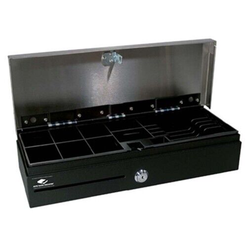 APG Cash Drawer MFS437A-BL460 Flip-Top Cash Drawer Stainless Steel Lid DirectPRO