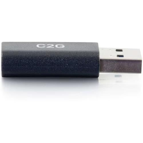 C2G 54427 USB-C Female to USB-A Male SuperSpeed 5GBps Adapter Converter Black