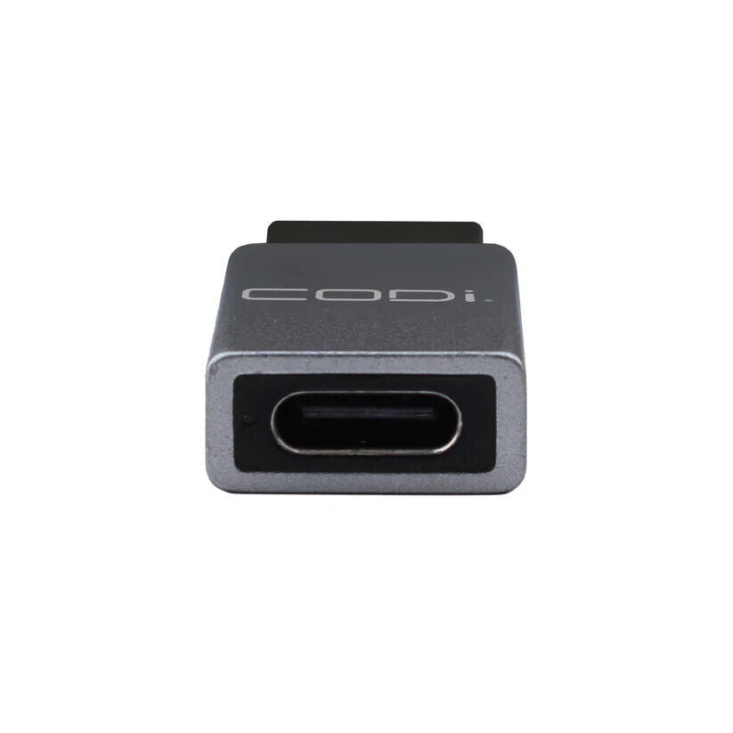 Codi ADP-AC10 USB-A to USB-C Adapter w/ 10Gbps Data Transfer Speed Gray Silver
