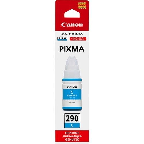 Canon 1596C001 GI-290 Cyan MegaTank Ink Bottle for G1200 G2200 G3200 G4200