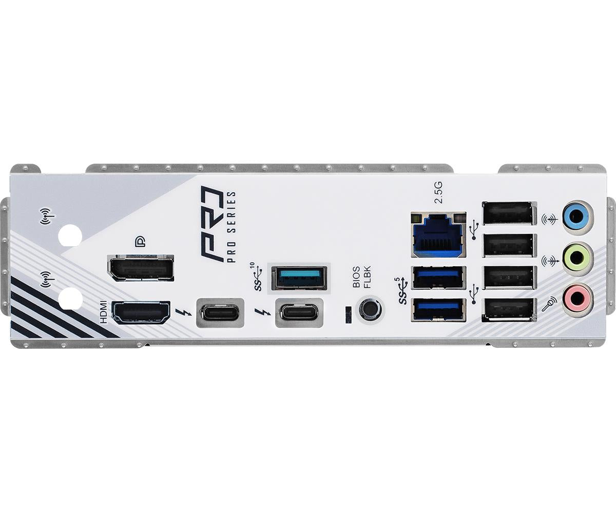ASRock Z890 PRO RS MB Intel Core LGA1851 DDR5 2.5 LAN HDMI DP RAID HDMI DP ATX