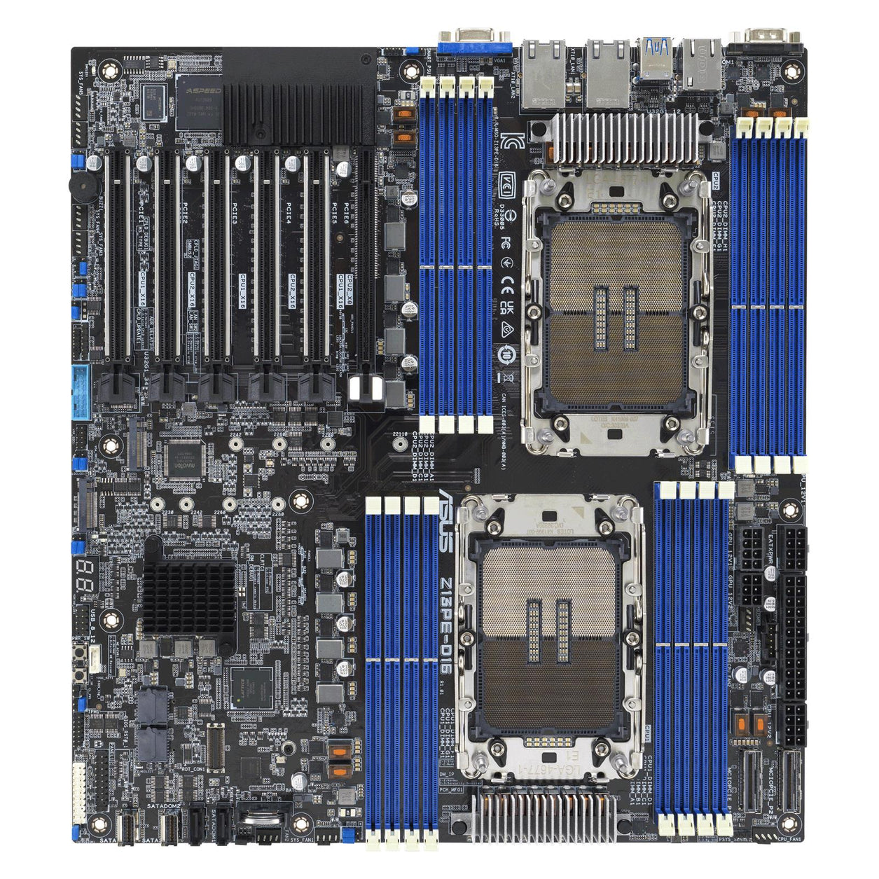 Asus Z13PE-D16 MB 2x Xeon Socket C741 8xDIMM M.2 SATA 10Gb-LAN VGA RS232 E-ATX
