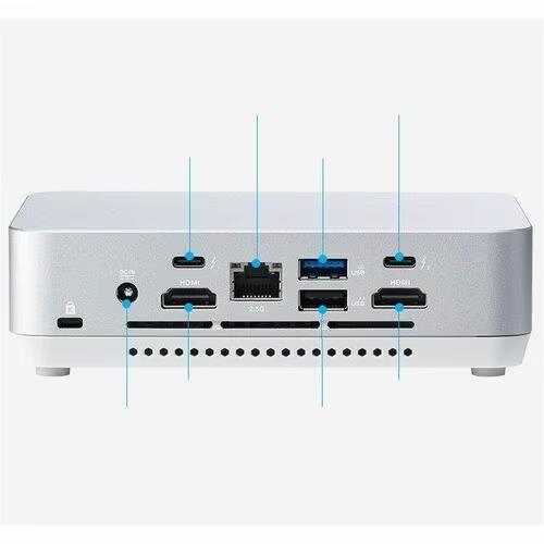 Asus RNUC14RVSU70000UI NUC 7-155H DDR5 M.2 WF 2.5G-LAN DP HDMI MiniPC BareBone