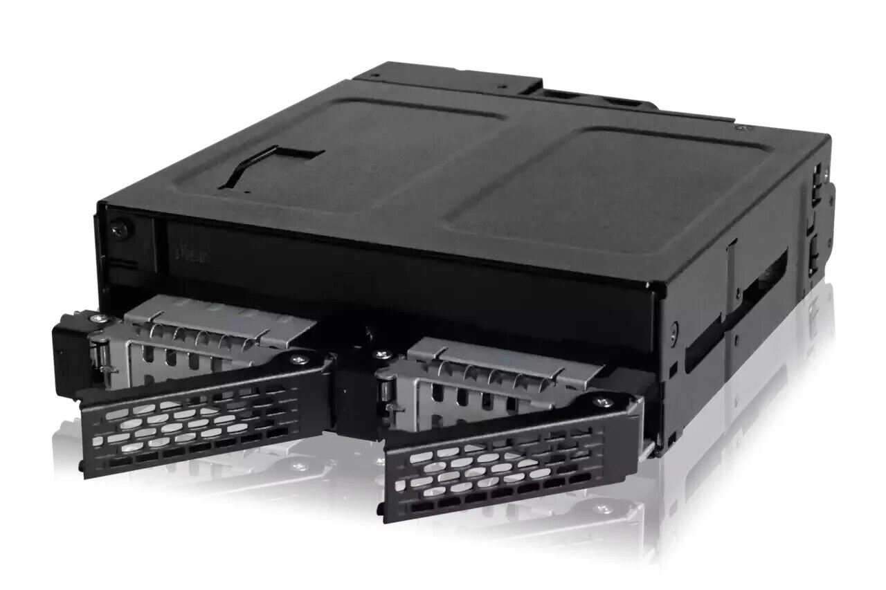 Icy Dock MB602SPO-B ToughArmor 2x 2.5" SATA HDD SSD ODD Backplane for 5.25" Bay
