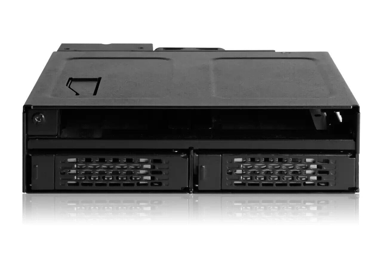 Icy Dock MB602SPO-B ToughArmor 2x 2.5" SATA HDD SSD ODD Backplane for 5.25" Bay