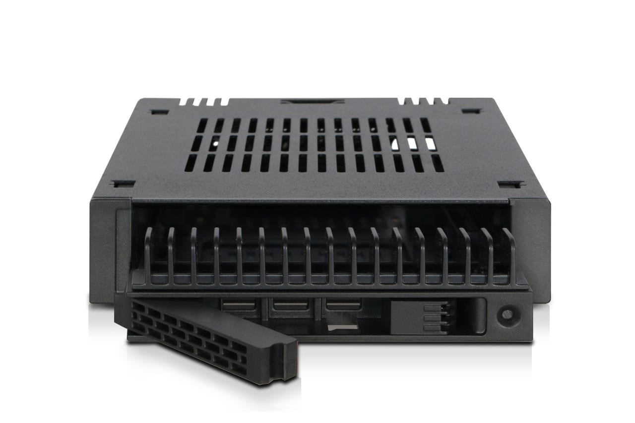 Icy Dock MB741SP-B ExpressCage 2.5" SAS SATA HDD SSD Mobile Rack for 3.5" Bay