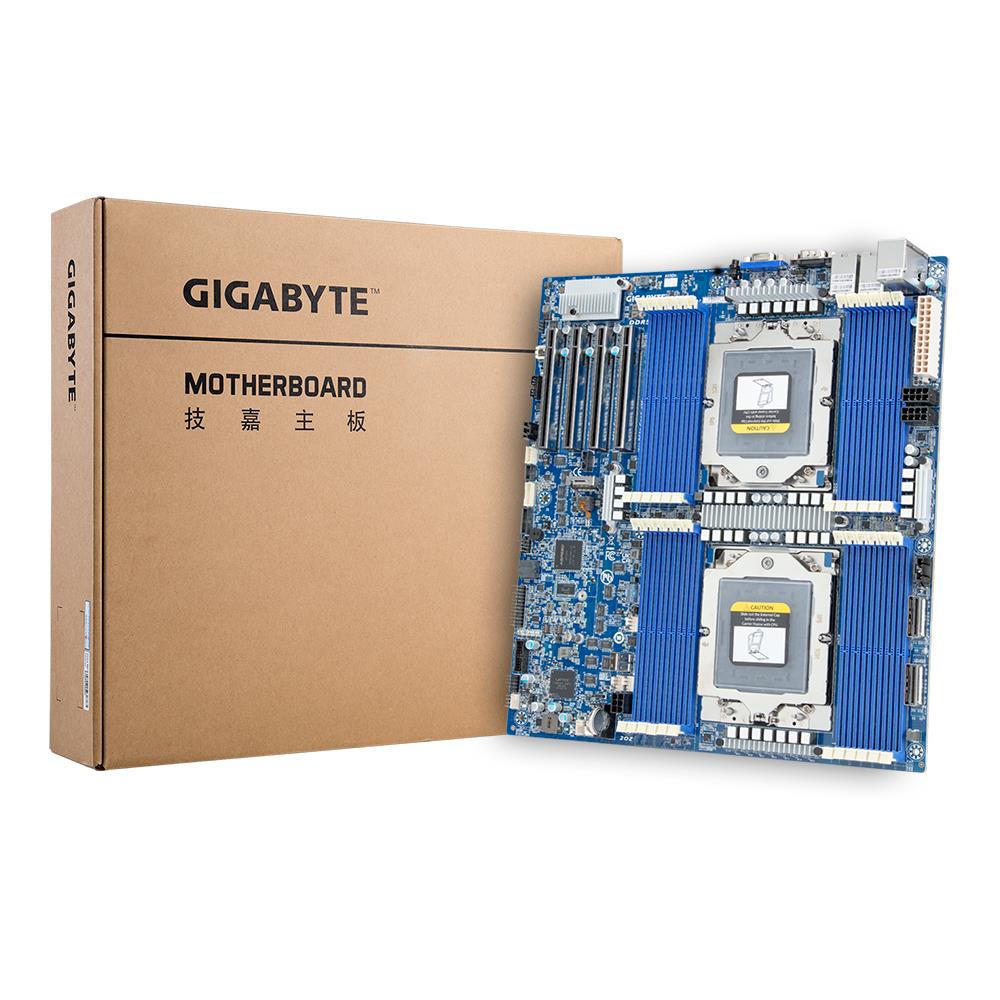 Gigabyte MZ73-LM0 MB AMD 2xLGA6096 SP5 24xDDR5 10Gbe-LAN M.2 SATA VGA COM E-ATX