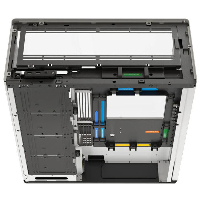 HAVN HS420-05 Central GPU Airflow 4-Storage-Bay Mid Tower Computer PC Case White